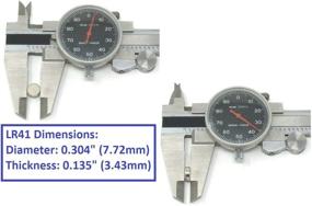 img 1 attached to Рэйверстар LR41 AG3 щелочные батарейки (20 штук) | Подходят для нескольких устройств - 392, 192, SR41, 384, 736, L736F