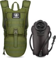 💦 barbarians tactical hydration pack: lightweight military molle backpack with 3l bladder for optimal water storage logo