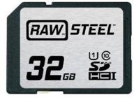 reliable and fast hoodman raw steel sdhc uhs-1 secure digital card (32gb) logo