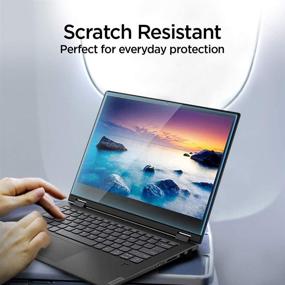 img 3 attached to 🔒 Защитное стекло Spigen: окончательная защита для Lenovo IdeaPad Flex 6 14IKB (14 дюймов / 81EM000VUS) [твердость 9H]