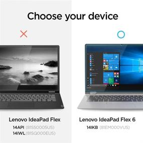 img 2 attached to 🔒 Защитное стекло Spigen: окончательная защита для Lenovo IdeaPad Flex 6 14IKB (14 дюймов / 81EM000VUS) [твердость 9H]