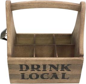 img 3 attached to 🍻 Stonebriar Large Brown Drink Local Beer Caddy: Handle, Metal Bottle Opener Included