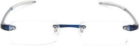 img 3 attached to Enhance Your Reading Experience with Readers.com Beau Reader Glasses: Unisex Plastic Rectangle Style