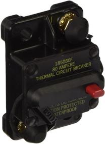 img 1 attached to Bussmann CB185-80 Waterproof High Amp Flush Mount Type III (3) Circuit Breaker: Reliable 80 Amp Protection in 1 Pack