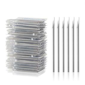 img 4 attached to ATOMUS Stainless Steel Sterile Disposable Piercing Needles (10pcs 16G) - Ideal for Body, Ear, Nose, Navel, Nipple, and Lip Piercings