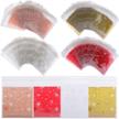 christmas snowflake adhesive cellophane plastic logo