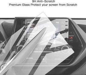 img 1 attached to 2020-2021 Highlander Navigation Display Screen Protector: Tempered Glass, 9H Hardness, 📱 Anti-Explosion & Scratch Resistant, HD Clear - Toyota GPS LCD Protective Film