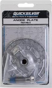 img 1 attached to 🔒 High-Quality Quicksilver 76214Q5 Aluminum Anode Plate - Perfect Fit for Mercury Mariner Force and MerCruiser: Prevent Anti-ventilation Plate Damage