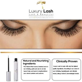 img 1 attached to 💫 Luxurious Lashes and EyeBrows - Eyelash Growth Booster & Brow Serum: Gentle, Natural Peptides for Lengthy, Voluminous Lashes and Eyebrows! Dermatologist-Approved, Animal-Friendly & Hypoallergenic.