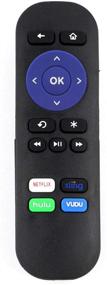 img 2 attached to ZdalaMit Replacement IR Remote Control for Roku Players (1, 2, 3, 4) - HD, LT, XS, XD, Express; Not Compatible with Roku Stick, Roku TV; Excludes Headphone, Game, Voice Search