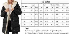 img 1 attached to Womens Winter Sherpa Fleece Hooded Women's Clothing for Coats, Jackets & Vests