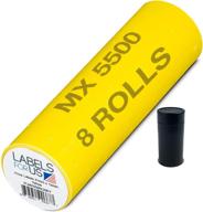mx 5500 labels yellow: stylish and practical inclusion for efficient organization logo