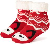 slipper fleece winter slippers christmas logo