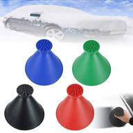 🧊 yoruii ice scraper magic funnel: efficient round windshield cone-shaped snow removal tool for car windshields logo