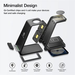 img 1 attached to Multipurpose Wireless Charger Stand Dock for Samsung devices with 18W QC Adapter Included