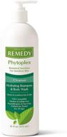 🚿 medline remedy phytoplex hydrating cleansing gel - no-rinse body wash & shampoo, paraben & sulfate-free - scented, 16 fl oz logo