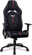 🎮 acethrone gaming chair: high back pu leather racing style with headrest and lumbar support, adjustable armrests, 360° swivel – orange/black логотип