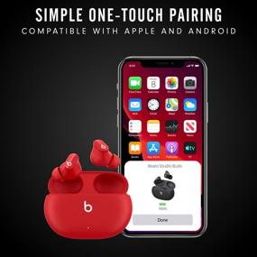 img 1 attached to 🎧 Beats Studio Buds: Cutting-Edge True Wireless Noise Cancelling Earbuds - Apple & Android Compatible, Red