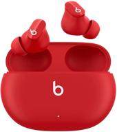 🎧 beats studio buds: cutting-edge true wireless noise cancelling earbuds - apple & android compatible, red logo