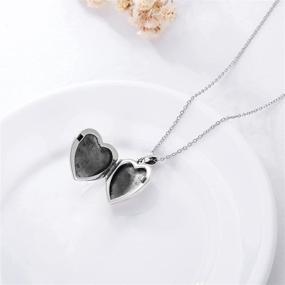 img 2 attached to Captivating Personalized Boys' Jewelry: SOULMEET Butterfly Necklace Pictures - A Perfect Keepsake!