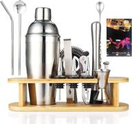 🍹 bartender beginners premium bar: sleek bamboo professional kit логотип