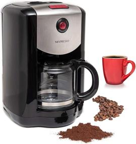 img 4 attached to ☕ Mixpresso Programmable Grind & Brew Auto Start Coffee Maker: Built-in Grinder, Washable Filter & Scoop Included - All-in-One Coffee Grinder and Maker