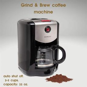 img 3 attached to ☕ Mixpresso Programmable Grind & Brew Auto Start Coffee Maker: Built-in Grinder, Washable Filter & Scoop Included - All-in-One Coffee Grinder and Maker