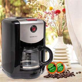 img 1 attached to ☕ Mixpresso Programmable Grind & Brew Auto Start Coffee Maker: Built-in Grinder, Washable Filter & Scoop Included - All-in-One Coffee Grinder and Maker