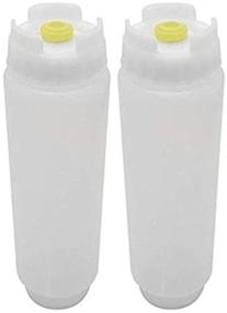 img 2 attached to 🧴 FIFO 16 Squeeze Bottle 2 Pack: Efficient Dispensing Solution for Condiments and Sauces