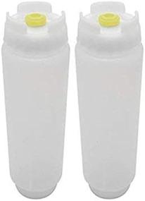 img 1 attached to 🧴 FIFO 16 Squeeze Bottle 2 Pack: Efficient Dispensing Solution for Condiments and Sauces