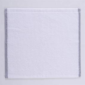 img 3 attached to 🧽 Wenzhi Kitchen Dish Cloths: Pack of 8 Grey Cleaning Dish Rags for Effective Dishes Washing - Cotton Terry Absorbent Wash Cloth, Size 12x12 Inches