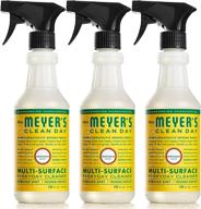 mrs. meyer's clean day honeysuckle multi-surface cleaner spray - pack of 3 bottles (16 fl oz each) for countertops, floors, walls, and more logo