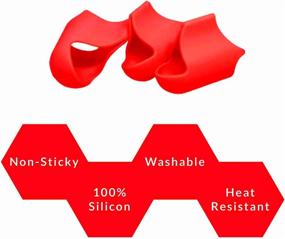 img 1 attached to 🔒 Enhanced Safety with Non-Stick Chip Fingers Tips: Must-Have Occupational Health & Safety Products