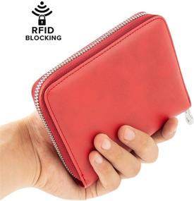 img 2 attached to Women's Leather Handbags and Wallets with Wallet Credit Holder and RFID Blocking Technology