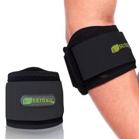 img 4 attached to 🎾 SENTEQ Neoprene Tennis Elbow Brace for Men and Women - Effective Forearm Pain Relief for Tendonitis and Golfers