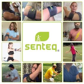 img 2 attached to 🎾 SENTEQ Neoprene Tennis Elbow Brace for Men and Women - Effective Forearm Pain Relief for Tendonitis and Golfers