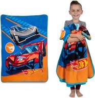 🚗 hot wheels franco kids bedding soft plush micro raschel throw, 46 in x 60 in logo