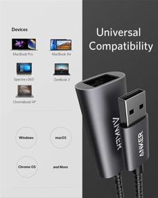 img 1 attached to 🔌 Адаптер Anker USB 3.0 к Ethernet - Высокоскоростной гигабитный Ethernet для MacBook Pro 2015, MacBook Air 2017 и др.