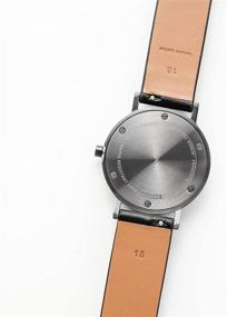 img 3 attached to ⌚ Часы BIJOUONE B001 Swiss Quartz Minimalist, 36 мм с кожаным ремешком - аналоговые часы