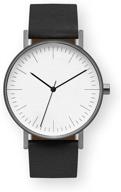 ⌚ часы bijouone b001 swiss quartz minimalist, 36 мм с кожаным ремешком - аналоговые часы логотип