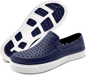 img 3 attached to VALTEK Lightweight Watershoes Swimming Men_Navy_M7 5_W8 5 Men's Shoes