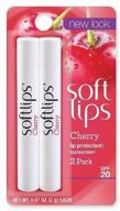 🍒 softlips protectant sunscreen: cherry-licious value for ultimate lip protection logo