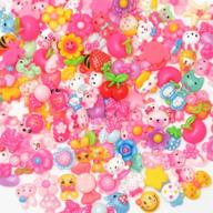 libiiine 100pcs resin buttons: ideal for scrapbooking & crafts - flatback, mix lots, flat back logo