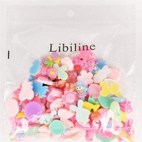 img 1 attached to LibiIine 100pcs Resin Buttons: Ideal for Scrapbooking & Crafts - Flatback, Mix Lots, Flat Back