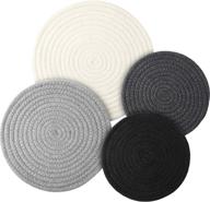 braided trivets coaster kitchen utensil set логотип