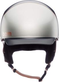 img 2 attached to BERN Baker Helmet Silver Hatstyle