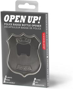 img 1 attached to 🔑 Kikkerland Police Badge Stainless Steel Bottle Opener: A Must-Have Accessory with Law Enforcement Inspired Style