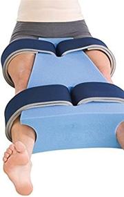 img 1 attached to 🔹 ProCare Small Hip Abduction Foam Support Pillow, Dimensions: 18&#34; L x 6&#34; - 12&#34; W