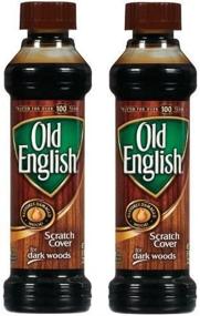 img 4 attached to 🪑 Pair of Two (2) Dark Wood Furniture Polish and Scratch Cover, 8 oz - Old English