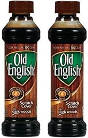 img 3 attached to 🪑 Pair of Two (2) Dark Wood Furniture Polish and Scratch Cover, 8 oz - Old English